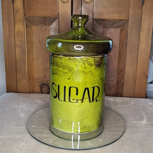 Mid Century Sugar Canister